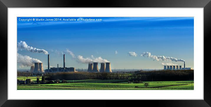  The Power Stations of the Trent Valley Framed Mounted Print by K7 Photography