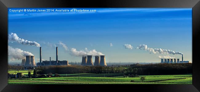  The Power Stations of the Trent Valley Framed Print by K7 Photography