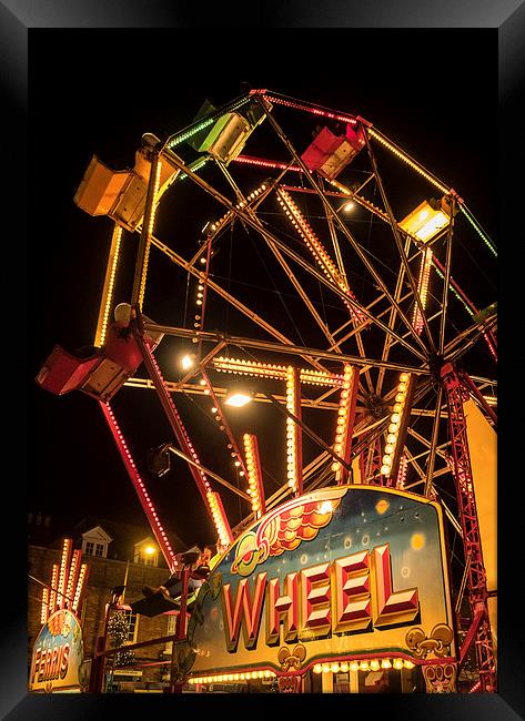 Ferris Wheel, Hungerford, Berkshire, England, UK Framed Print by Mark Llewellyn