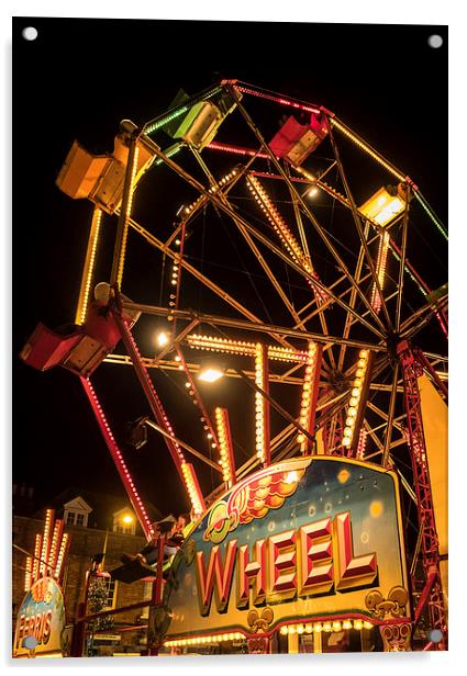 Ferris Wheel, Hungerford, Berkshire, England, UK Acrylic by Mark Llewellyn
