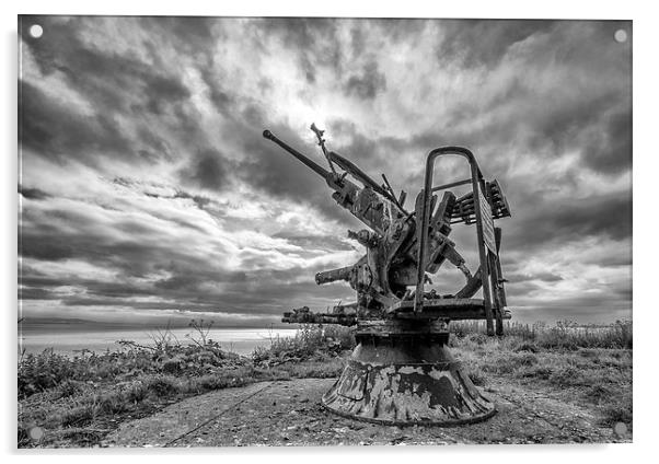  The Bofors Gun Acrylic by Nick Pound