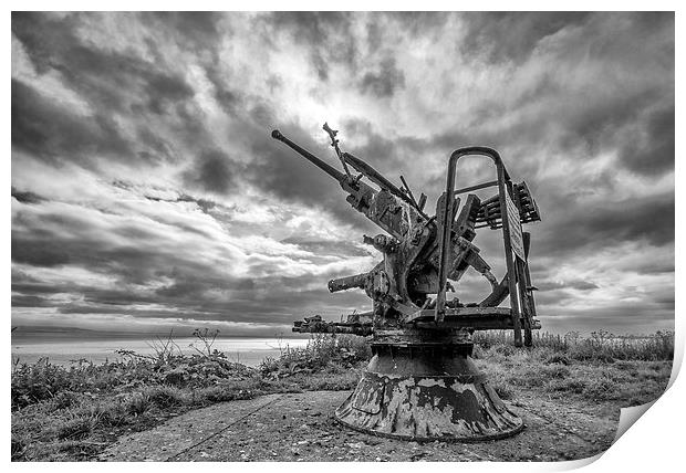  The Bofors Gun Print by Nick Pound