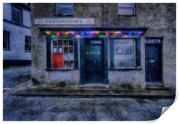 Christmas Post Office  Print by Ian Mitchell