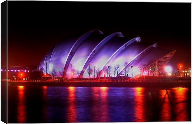SECC Glasgow  Canvas Print by Peter Struthers