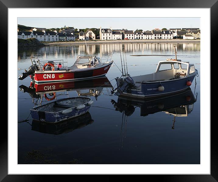 Port Ellen Framed Mounted Print by Tommy Reilly