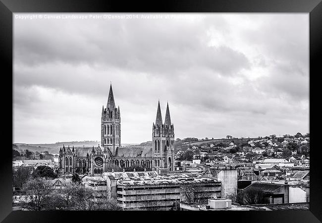  Truro Cathedral Framed Print by Canvas Landscape Peter O'Connor
