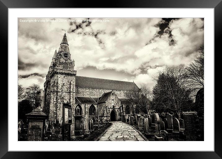  St. Machar's Cathedral Framed Mounted Print by Vicky Mitchell