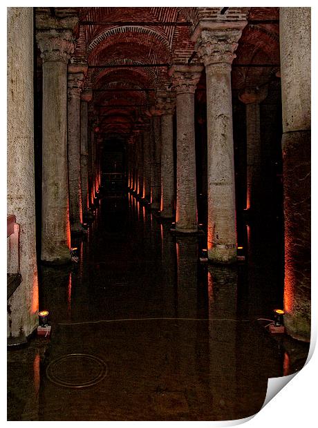 The Basilica Cistern Print by Tom Gomez
