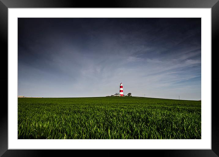  Happisburgh Lighthouse Framed Mounted Print by Darren Carter