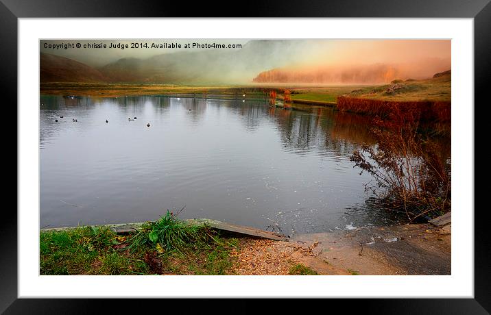  The Autumn Lake  Parliment hill fields  hampstead Framed Mounted Print by Heaven's Gift xxx68