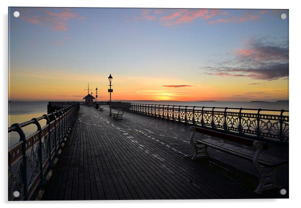 Penarth Pier, Penarth. Pier of the Year 2014. Vale Acrylic by Jonathan Evans