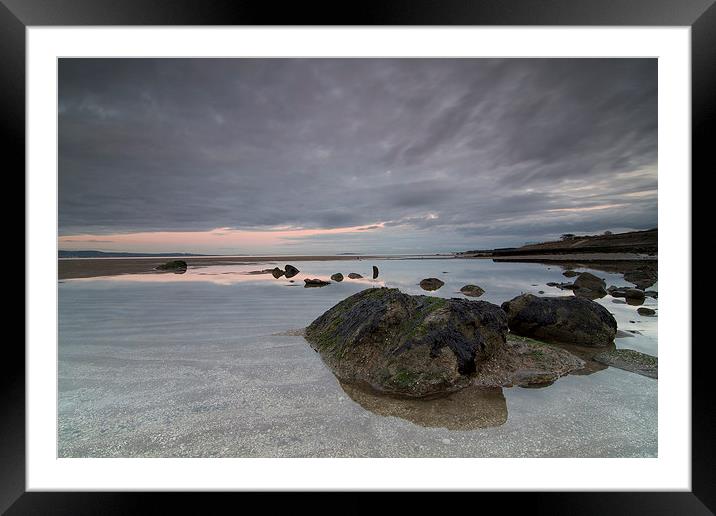  Puddles of Light Framed Mounted Print by Alan Whyte