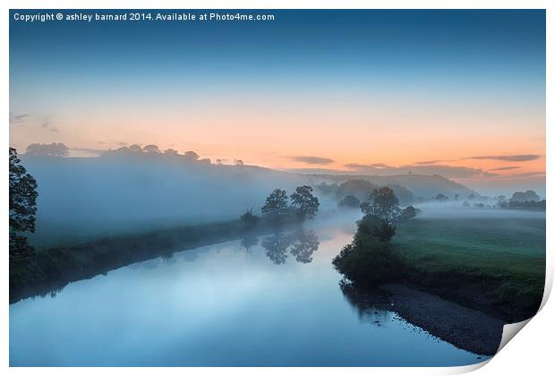  Awakening Lune Print by ashley barnard