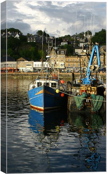 Fishing Boats Canvas Print by Tommy Reilly