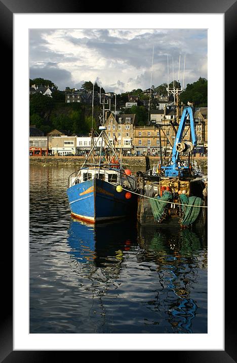 Fishing Boats Framed Mounted Print by Tommy Reilly