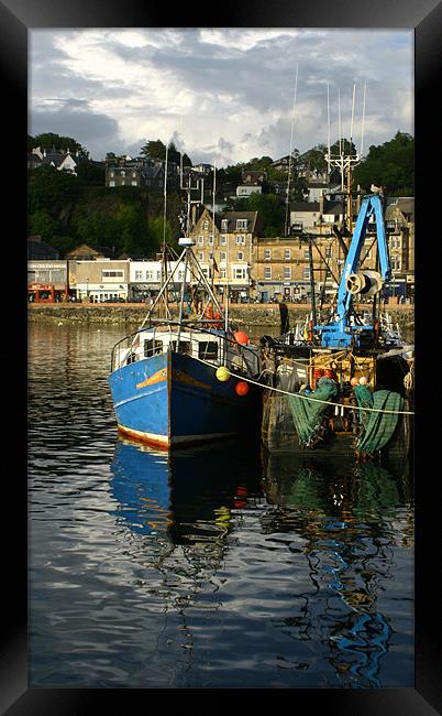 Fishing Boats Framed Print by Tommy Reilly