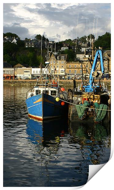 Fishing Boats Print by Tommy Reilly