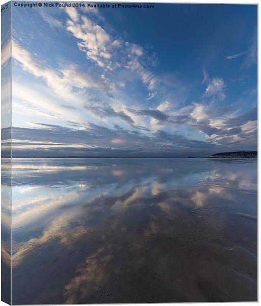 The Reflected Sky Canvas Print by Nick Pound