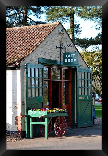  The little gift shop Framed Print by Paul Collis