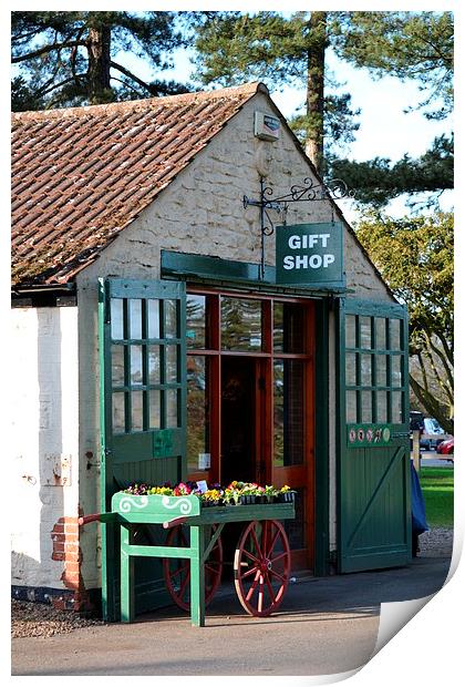  The little gift shop Print by Paul Collis