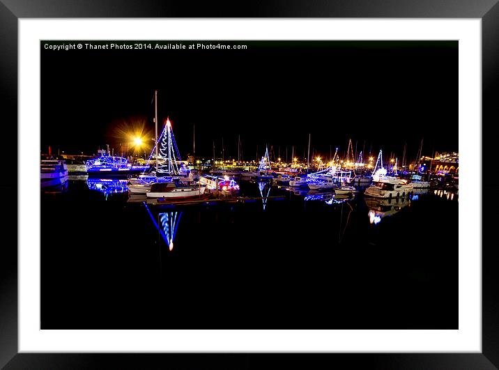 Ramsgate harbour lights Framed Mounted Print by Thanet Photos