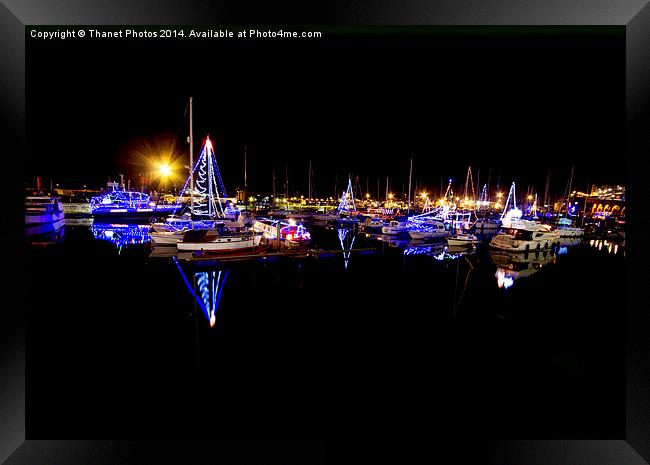  Ramsgate harbour lights Framed Print by Thanet Photos