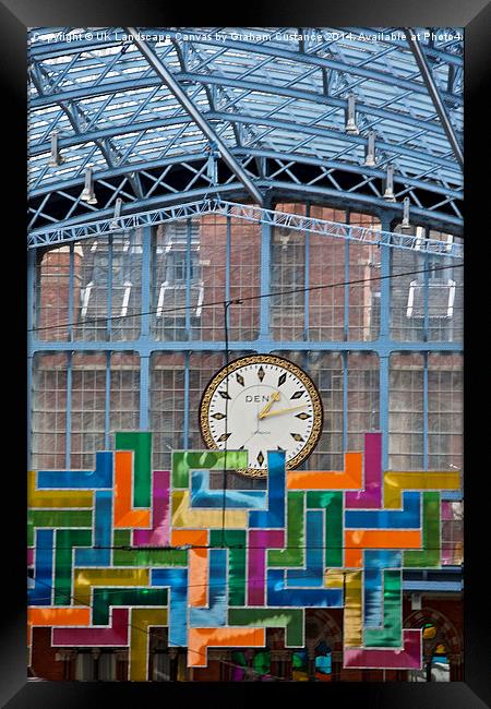  Dent Clock Framed Print by Graham Custance