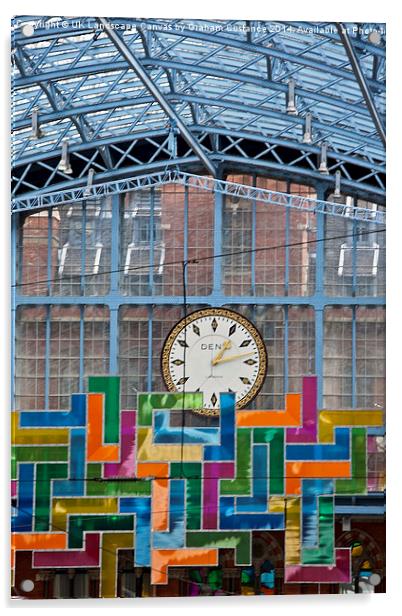  Dent Clock Acrylic by Graham Custance