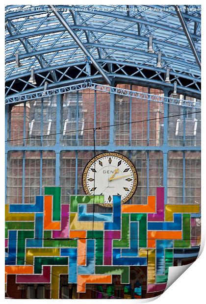  Dent Clock Print by Graham Custance