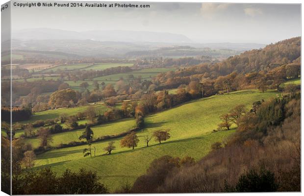 A View From Cothelstone Hill Canvas Print by Nick Pound