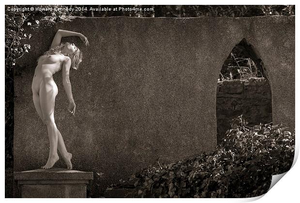 Archway Nude Print by Howard Kennedy