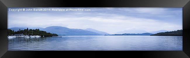  Loch Lomond Panorama Framed Print by John Barratt