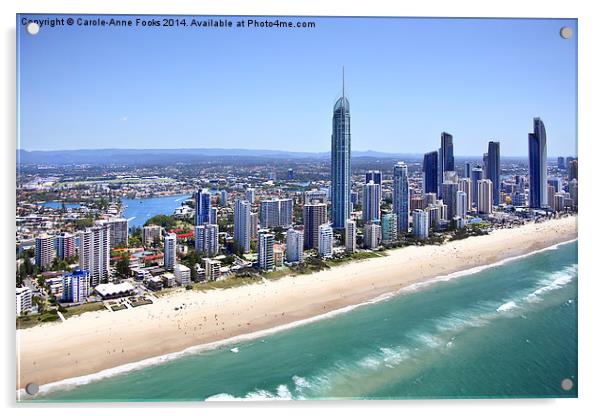   High Rise at Surfers Paradise Acrylic by Carole-Anne Fooks