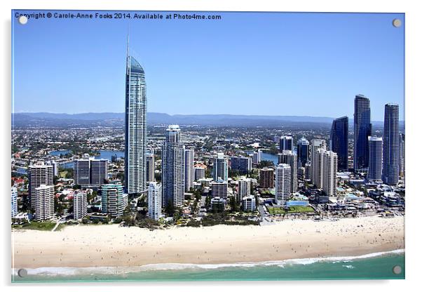    High Rise at Surfers Paradise Acrylic by Carole-Anne Fooks