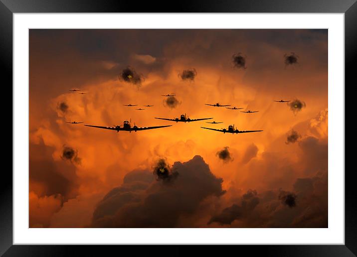 Airborne Invasion  Framed Mounted Print by J Biggadike