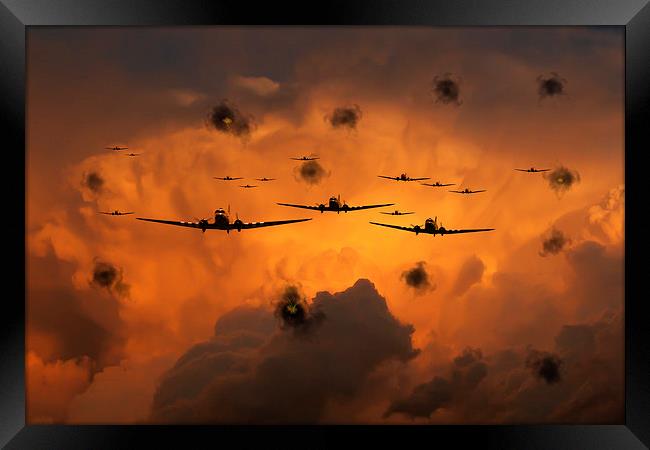 Airborne Invasion  Framed Print by J Biggadike