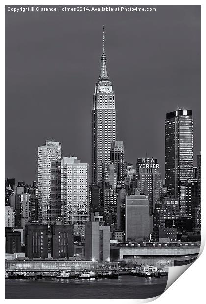 Empire State Building at Twilight IV Print by Clarence Holmes