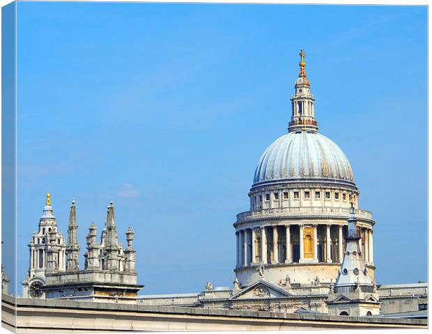 St Pauls Canvas Print by Victor Burnside