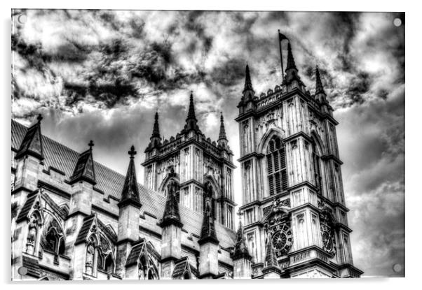 Westminster Abbey London Acrylic by David Pyatt