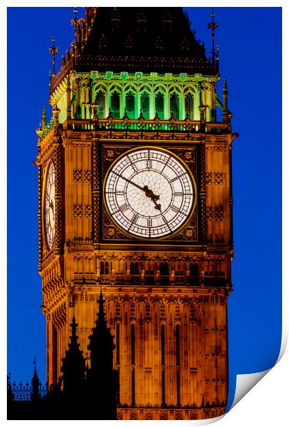 Big Ben London Print by David Pyatt