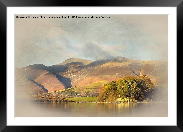  Skiddaw Impressions  Framed Mounted Print by Linsey Williams