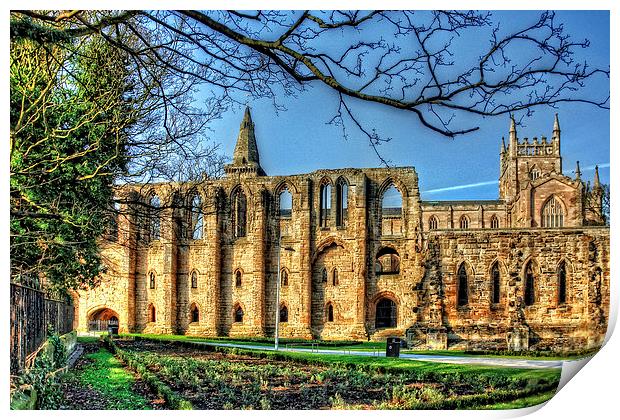 Dunfermline Abbey Ruin Print by Tom Gomez