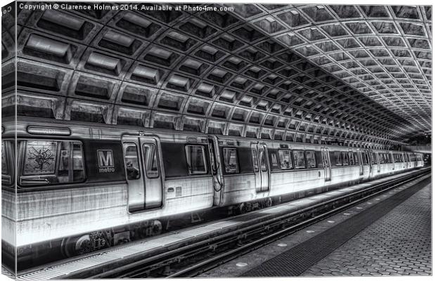 Washington DC Metro Station VI Canvas Print by Clarence Holmes