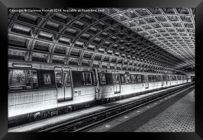 Washington DC Metro Station VI Framed Print by Clarence Holmes