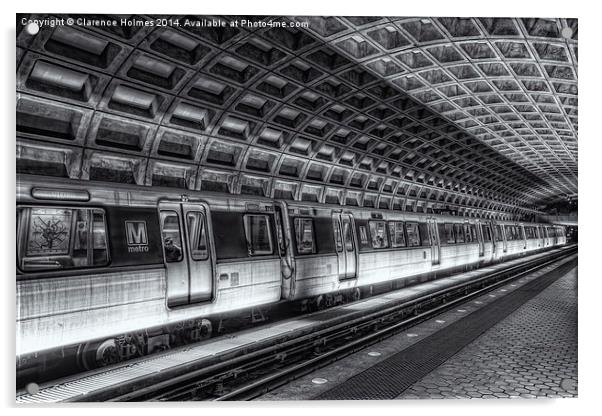 Washington DC Metro Station VI Acrylic by Clarence Holmes
