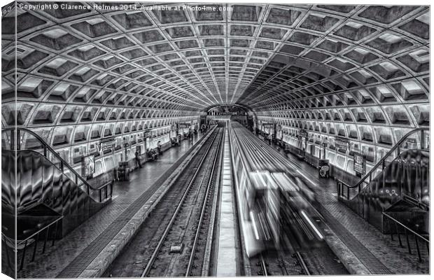 Washington DC Metro Station XII Canvas Print by Clarence Holmes