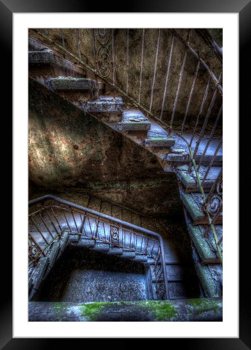  Old Stairs Framed Mounted Print by Nathan Wright