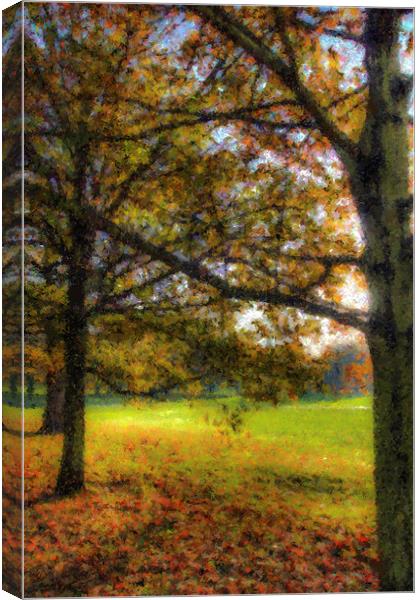Autumn Pastel Canvas Print by David Pyatt
