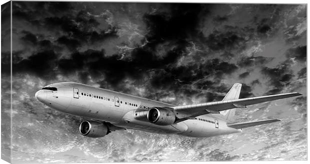   passenger aircraft Canvas Print by Guido Parmiggiani