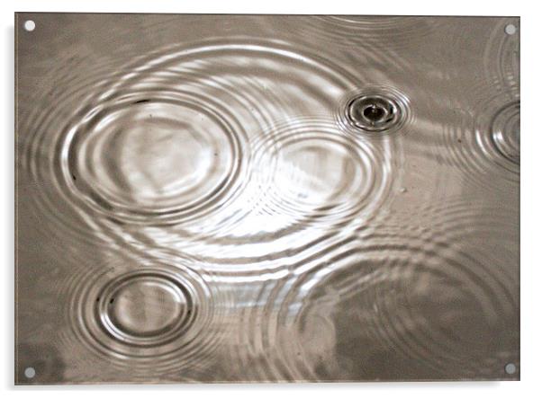  Rain and Ripples and Sun Acrylic by Colin Tracy